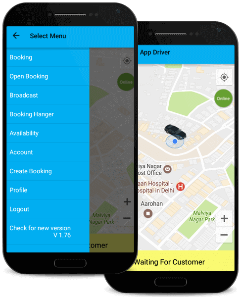 Taxi Software with Driver App