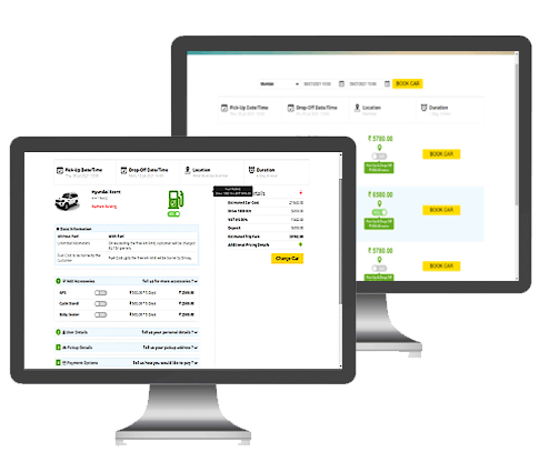 Self Drive Car Rental Software Internet booking engine