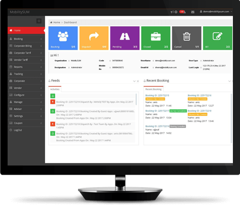 Taxi Software Internet booking engine